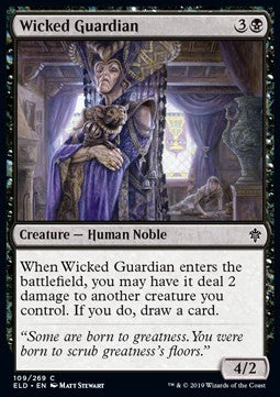 Wicked Guardian - Throne of Eldraine (Common) [ELD-109] Hover Image