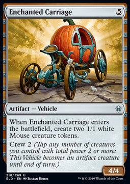 Enchanted Carriage - Throne of Eldraine (Uncommon) [ELD-218]
