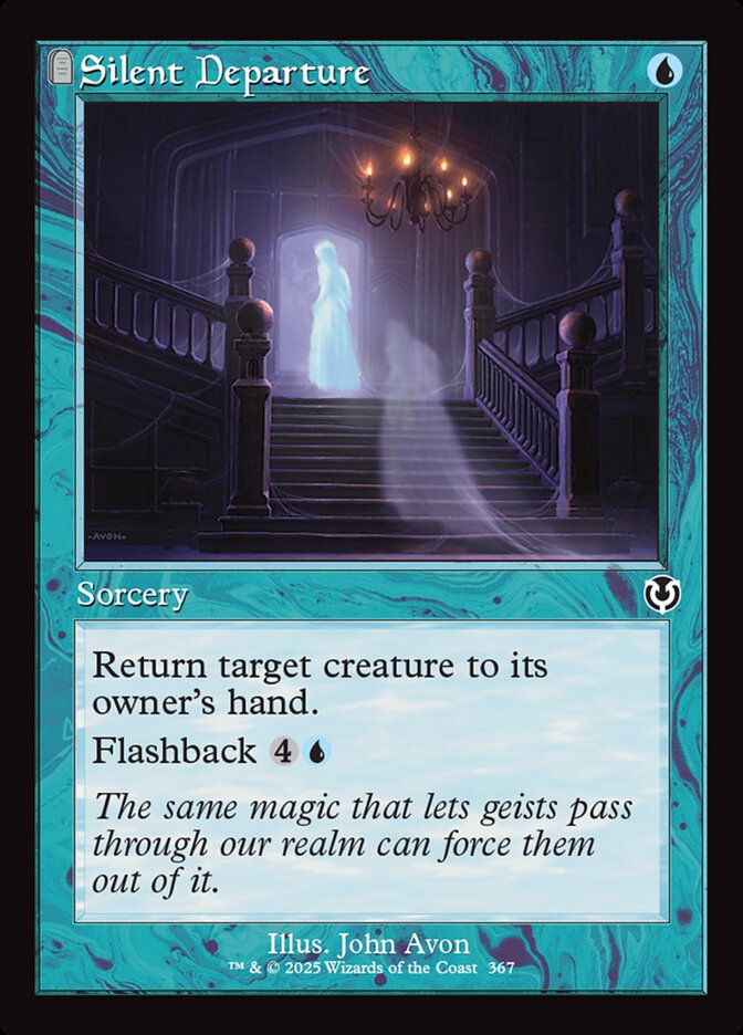 Magic-kaart Silent Departure INR-367 uit Innistrad Remastered (Common)