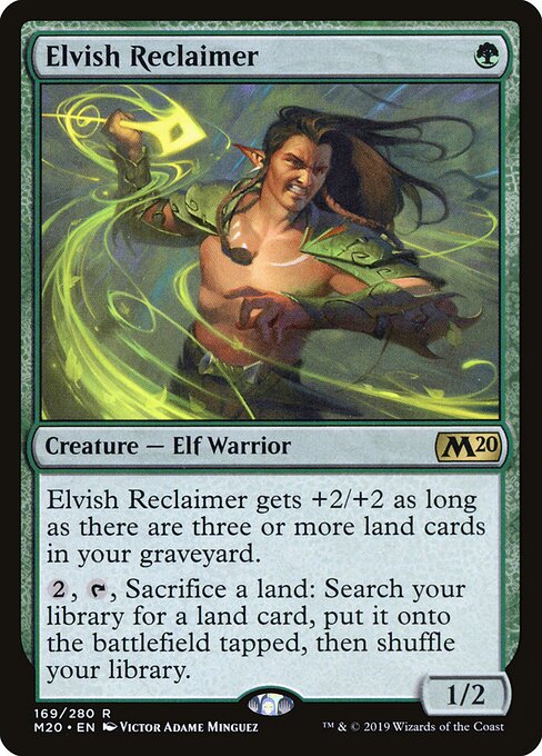 Elvish Reclaimer – Core 2020 (M20-169) Magic: The Gathering card Hoofdafbeelding