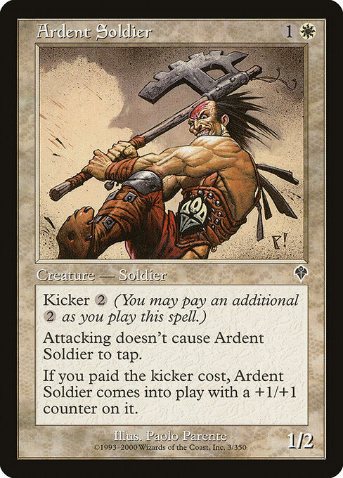 Ardent Soldier – Invasion (INV-3) Magic: The Gathering card | LC-REM-20260804-15151257420108-39dce974-846f-4365-b0a5-851e38668e7d Image principale du produit