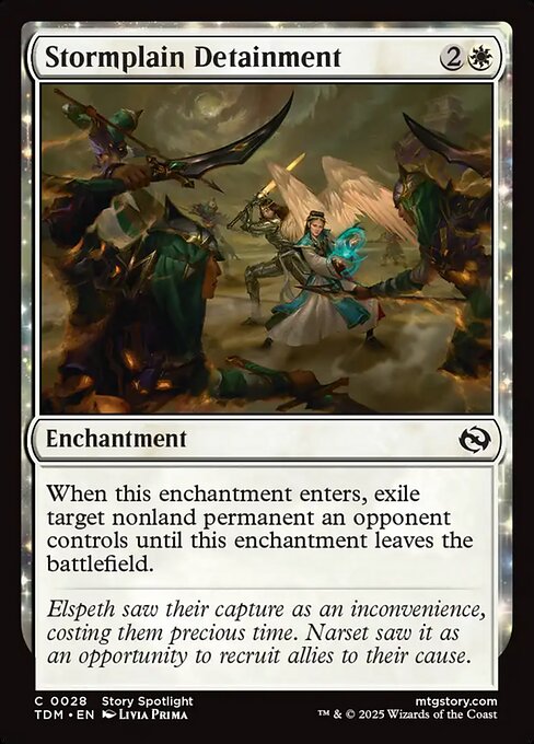Stormplain Detainment – Tarkir: Dragonstorm (TDM-28) Magic: The Gathering card