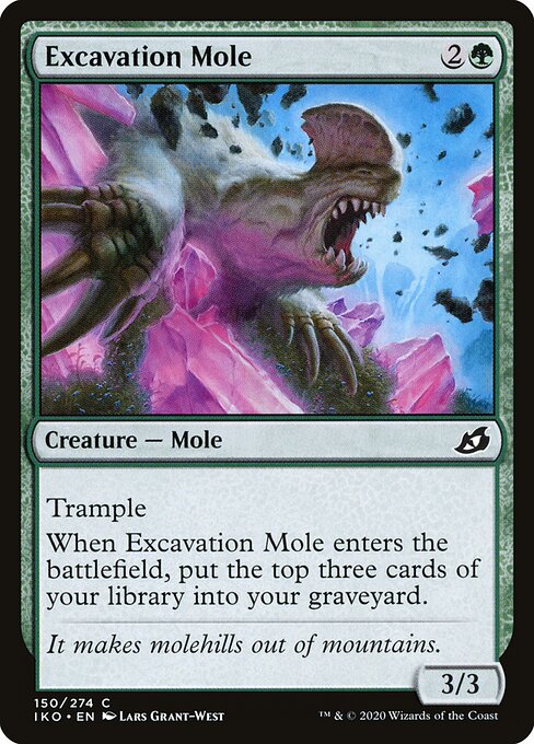 Excavation Mole – Ikoria: Lair of Behemoths (IKO-150) Magic: The Gathering card