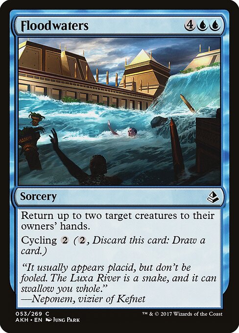 Floodwaters – Amonkhet (AKH-53) Magic: The Gathering card
