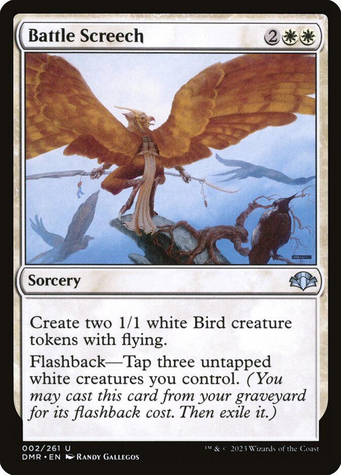 Battle Screech - Dominaria Remastered (Uncommon) [DMR-2] Imagen principal del producto