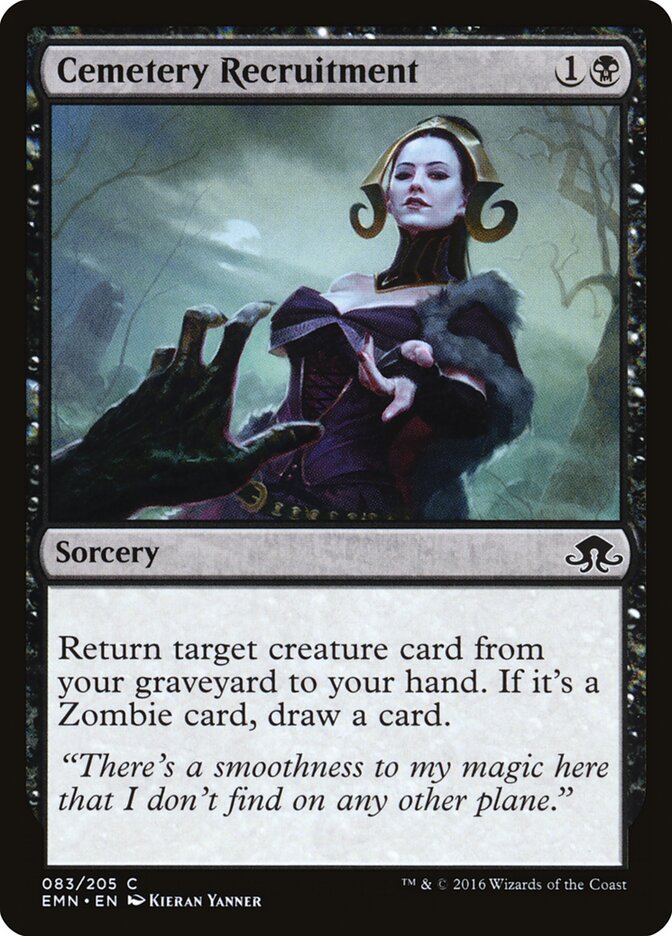 Cemetery Recruitment - Eldritch Moon (Common) [EMN-83] Image principale du produit