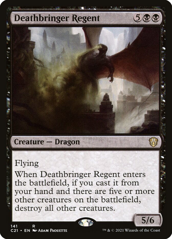 Deathbringer Regent - Commander: Strixhaven (Rare) [C21-141]