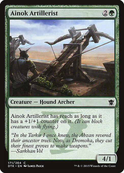 Ainok Artillerist – Dragons of Tarkir (DTK-171) Magic: The Gathering card Hauptbild