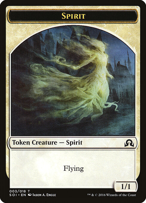 Spirit – Shadows over Innistrad Tokens (TSOI-3) Magic: The Gathering card | LC-REM-20260804-15151486468428-3a53a7c6-6b32-4491-8c96-e564abea8880
