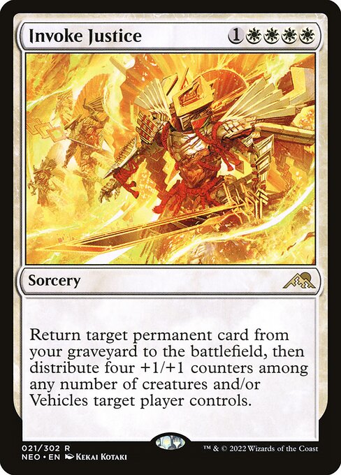Invoke Justice – Kamigawa: Neon Dynasty (NEO-21) Magic: The Gathering card | LC-REM-20260804-15150853095756-3a598ab6-3254-49fe-b69f-e7c759129599 Main image
