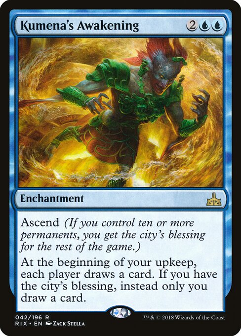 Kumena's Awakening – Rivals of Ixalan (RIX-42) Magic: The Gathering card | LC-REM-20260804-15339603820876-3a86f499-a2d4-47f1-9fc1-b543e5ad5c82