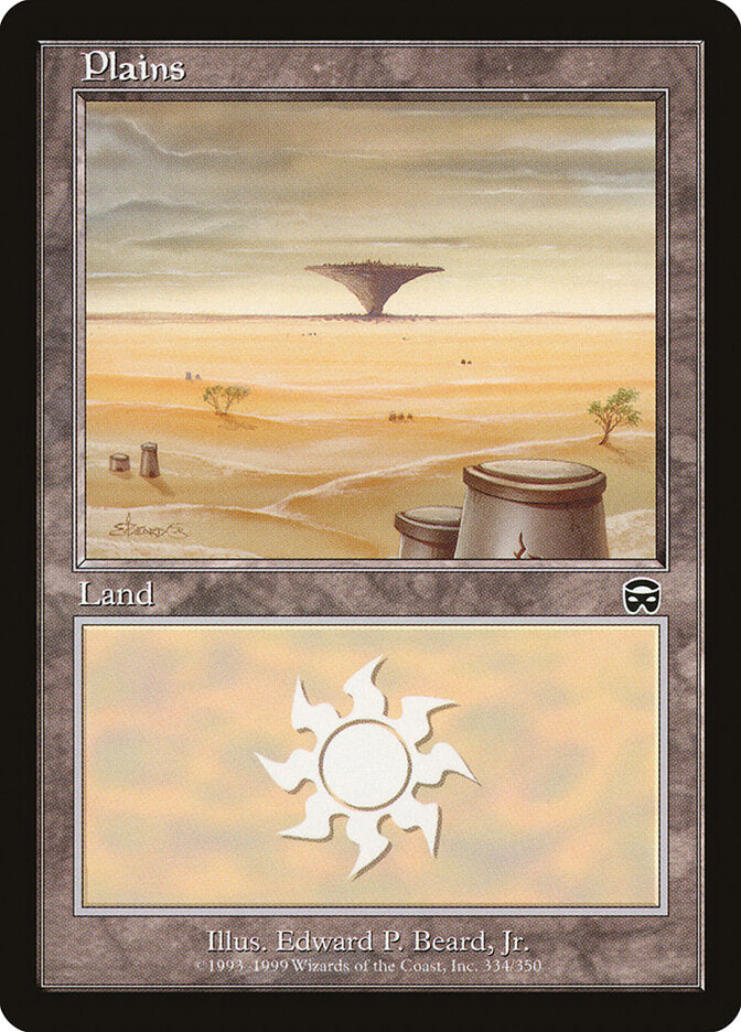 Magic-kaart Plains MMQ-334 uit Mercadian Masques (Land)