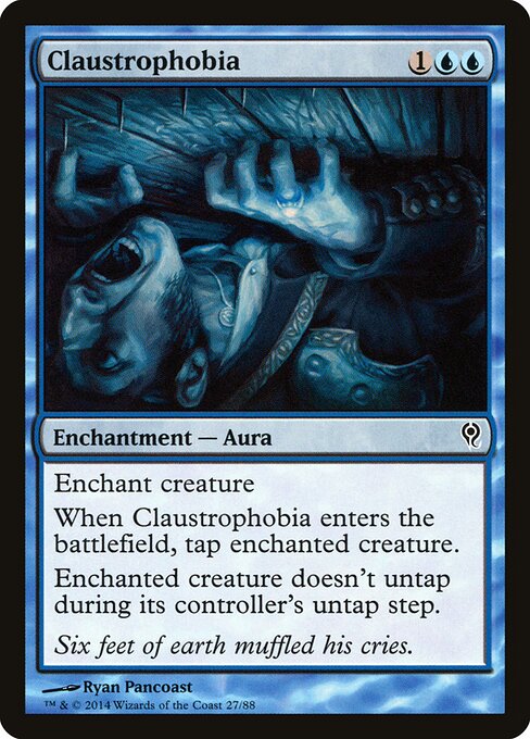 Claustrophobia – Duel Decks: Jace vs. Vraska (DDM-27) Magic: The Gathering card