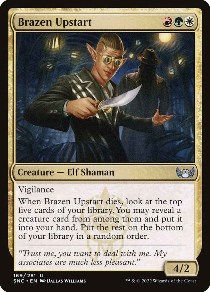 Brazen Upstart - Streets of New Capenna (Uncommon) [SNC-169]