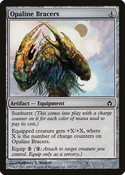 Opaline Bracers – Fifth Dawn (5DN-141) Magic: The Gathering card Imagen principal del producto