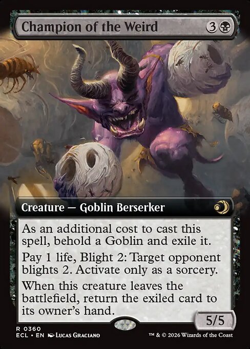 Champion of the Weird – Lorwyn Eclipsed (ECL-360) Magic: The Gathering card | LC-REM-20260804-15544032002380-3aeaeb01-eab1-4bc6-bd58-c00a7e41a8ce