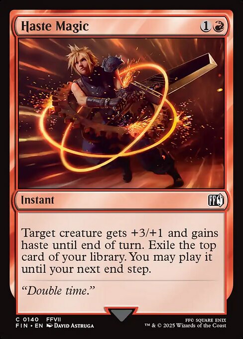 Haste Magic – Final Fantasy (FIN-140) Magic: The Gathering card | LC-REM-20260804-15340037013836-3af9d100-70ee-4c6c-a762-11a0c4f3ef6f