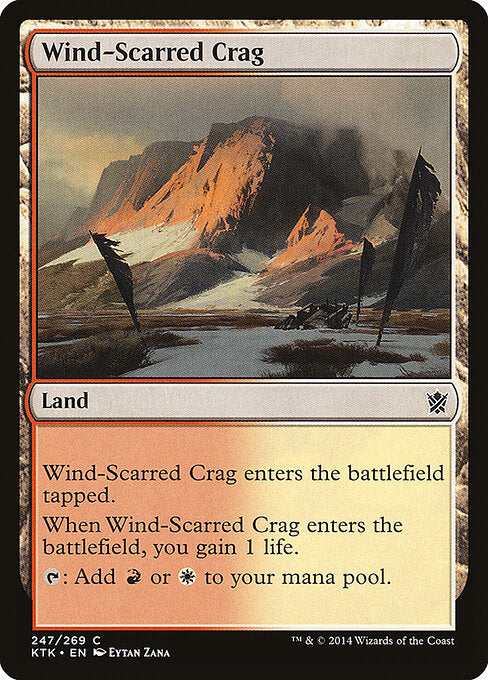 Wind-Scarred Crag – Khans of Tarkir (KTK-247) Magic: The Gathering card | LC-REM-20260804-15151126675788-3b296781-78ac-411f-88fc-2d924ad22986 Immagine principale del prodotto
