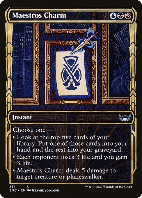 Maestros Charm – Streets of New Capenna (SNC-317) Magic: The Gathering card | LC-REM-20260804-15151341044044-3b3e1bec-67d2-43fd-b799-b7c12b94d1f0