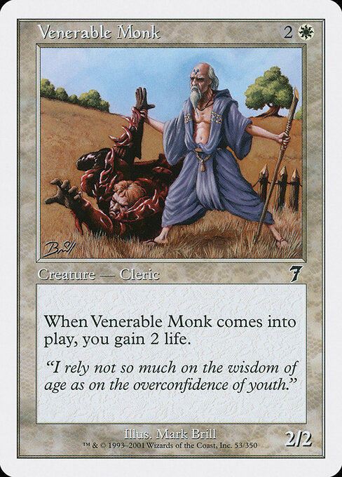 Venerable Monk – Seventh Edition (7ED-53) Magic: The Gathering card | LC-REM-20260804-15935500452172-3b59eeaf-5629-4216-8d97-1dbd1927b8fe