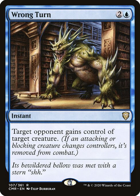 Wrong Turn – Commander Legends (CMR-107) Magic: The Gathering card | LC-REM-20260804-15150842446156-3b69687d-191a-4bca-b1f7-eea27847c1af
