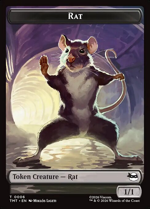 Rat – Teenage Mutant Ninja Turtles Tokens (TTMT-6) Magic: The Gathering card | LC-REM-20260804-15707580498252-3b69ac36-617d-4e55-a625-0e6f0d0dfbd3
