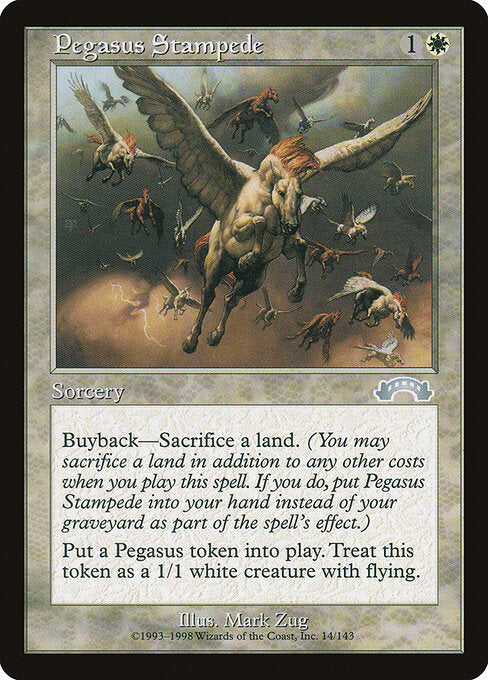 Pegasus Stampede – Exodus (EXO-14) Magic: The Gathering card