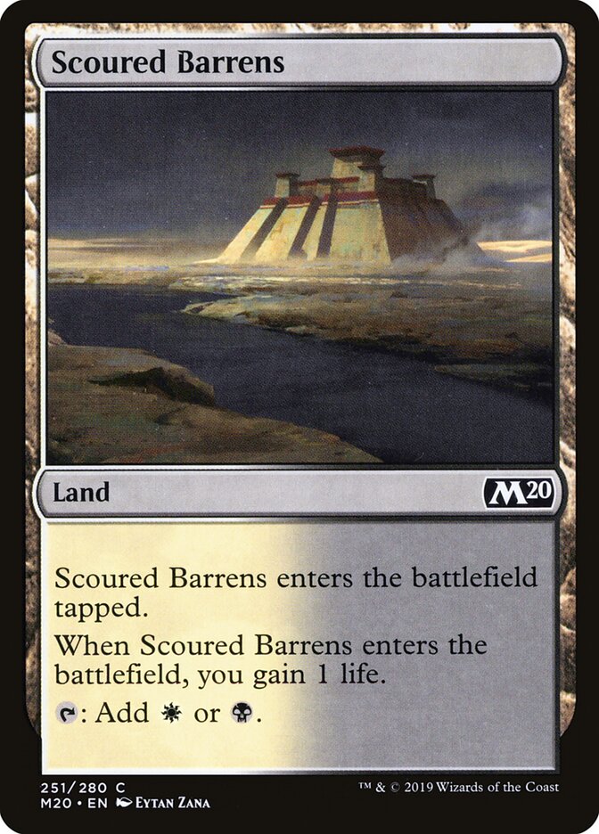 Scoured Barrens - Core 2020 (Common) [M20-251]