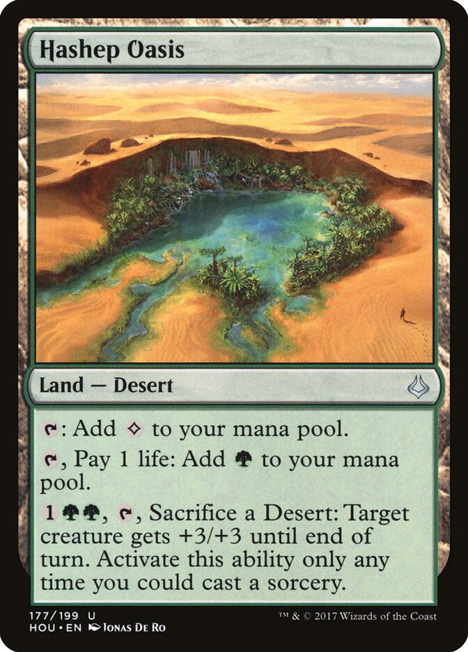 Hashep Oasis - Hour of Devastation (Uncommon) [HOU-177] Main image