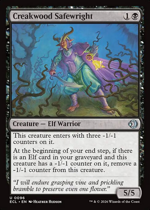 Creakwood Safewright – Lorwyn Eclipsed (ECL-96) Magic: The Gathering card