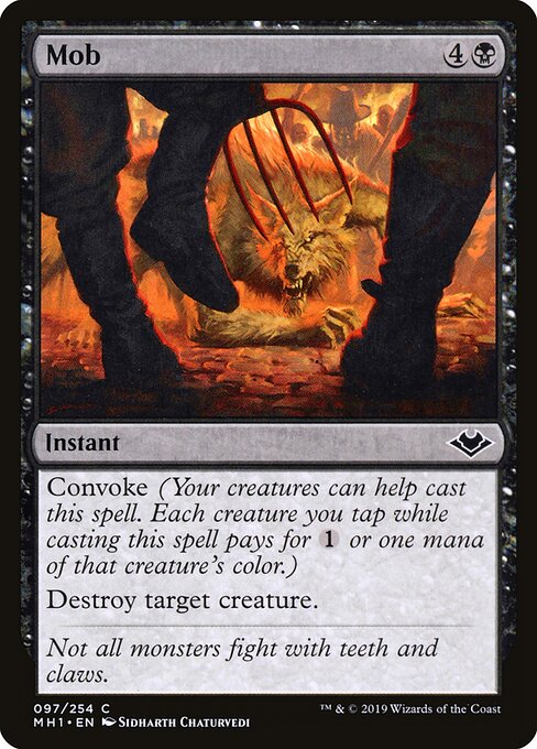 Mob – Modern Horizons (MH1-97) Magic: The Gathering card