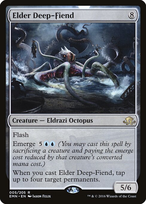 Elder Deep-Fiend – Eldritch Moon (EMN-5) Magic: The Gathering card
