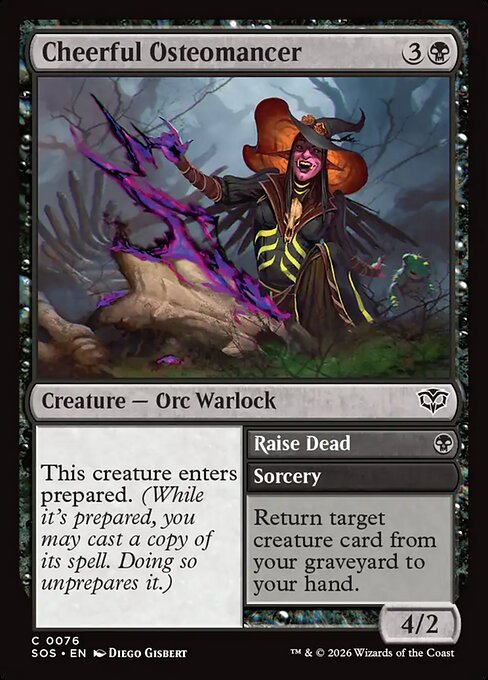 Cheerful Osteomancer // Raise Dead – Secrets of Strixhaven (SOS-76) Magic: The Gathering card | LC-REM-20260804-15765061468492-3c34660c-25e3-4ff5-9b2b-5554ded2bcc3