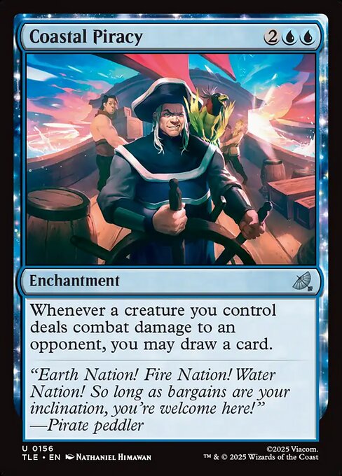 Coastal Piracy – Magic: The Gathering | Avatar: The Last Airbender: Eternal (TLE-156) Magic: The Gathering card