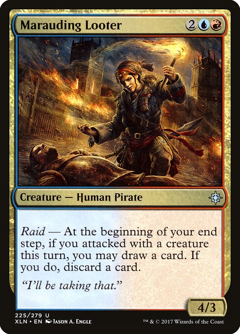 Marauding Looter – Ixalan (XLN-225) Magic: The Gathering card