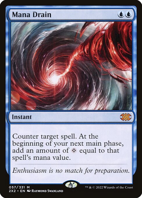 Mana Drain – Double Masters 2022 (2X2-57) Magic: The Gathering card Immagine principale del prodotto