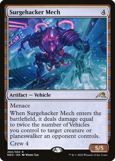 Surgehacker Mech – Kamigawa: Neon Dynasty (NEO-260) Magic: The Gathering card Main image