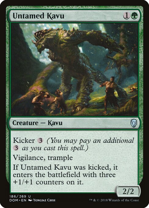 Untamed Kavu – Dominaria (DOM-186) Magic: The Gathering card | LC-REM-20260804-15711417827660-3c4cf84a-2024-45bb-9e24-8a9a6d9ad247