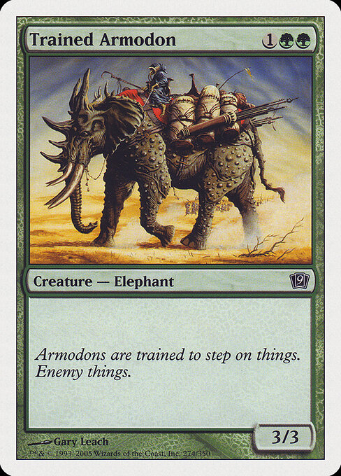 Trained Armodon – Ninth Edition (9ED-274) Magic: The Gathering card | LC-REM-20260804-15151334162764-3c5855f7-b100-4338-bb30-203fa275cba3