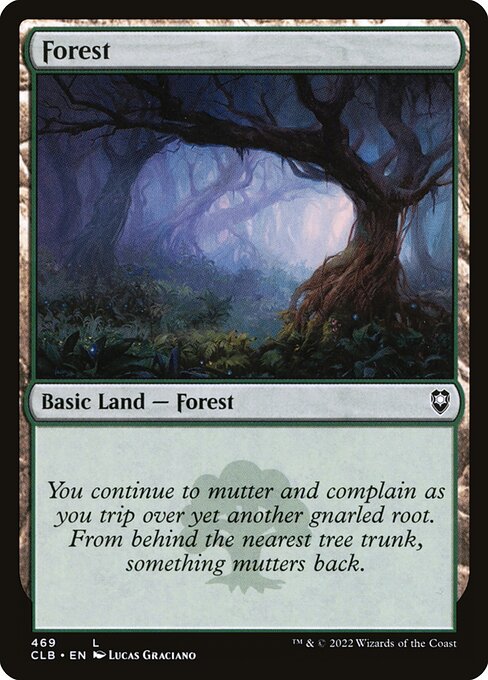 Forest – Commander Legends: Battle for Baldur's Gate (CLB-469) Magic: The Gathering card | LC-REM-20260804-15151161770316-3ca33d91-3c1a-4351-9d9d-d46a6e3de084