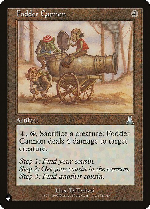 Fodder Cannon – The List (PLST-UDS-131) Magic: The Gathering card | LC-REM-20260804-15151525986636-3ccd0f94-3674-441a-8029-536840c353fc