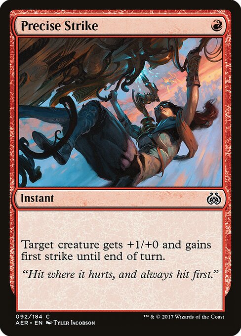 Precise Strike – Aether Revolt (AER-92) Magic: The Gathering card