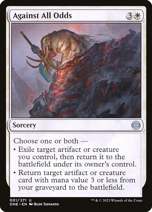 Against All Odds – Phyrexia: All Will Be One (ONE-1) Magic: The Gathering card | LC-REM-20260804-15711438405964-3cd8dd4e-6892-49d7-8fae-97d04f9f6c84 Hauptbild