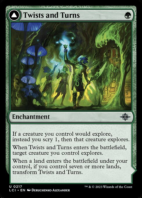 Twists and Turns // Mycoid Maze – The Lost Caverns of Ixalan (LCI-217) Magic: The Gathering card | LC-REM-20260804-15393095450956-3cdf691e-96a5-45c7-9b94-6f04af81c8e4