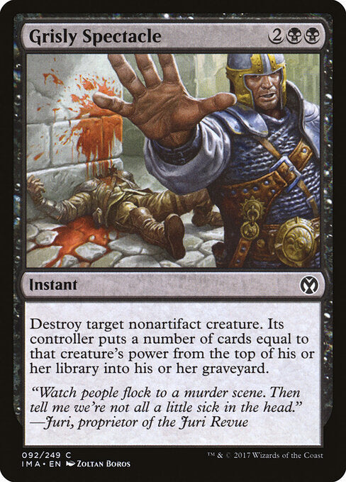 Grisly Spectacle – Iconic Masters (IMA-92) Magic: The Gathering card | LC-REM-20260804-15610376749388-3ce3816e-0f81-40b6-a592-ba2c65243c6d Imagen principal del producto