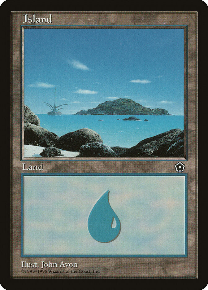 Magic-kaart Island P02-156 uit Portal Second Age (Land)