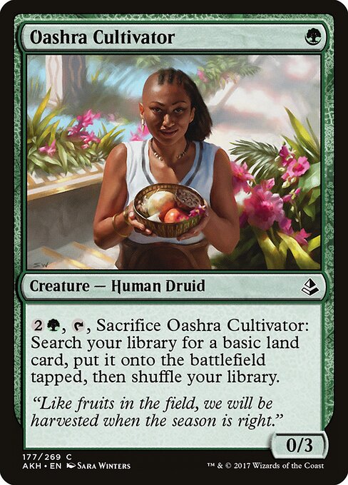 Oashra Cultivator – Amonkhet (AKH-177) Magic: The Gathering card