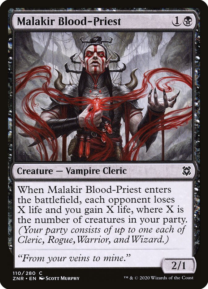 Malakir Blood-Priest - Zendikar Rising (Common) [ZNR-110] Imagen principal del producto