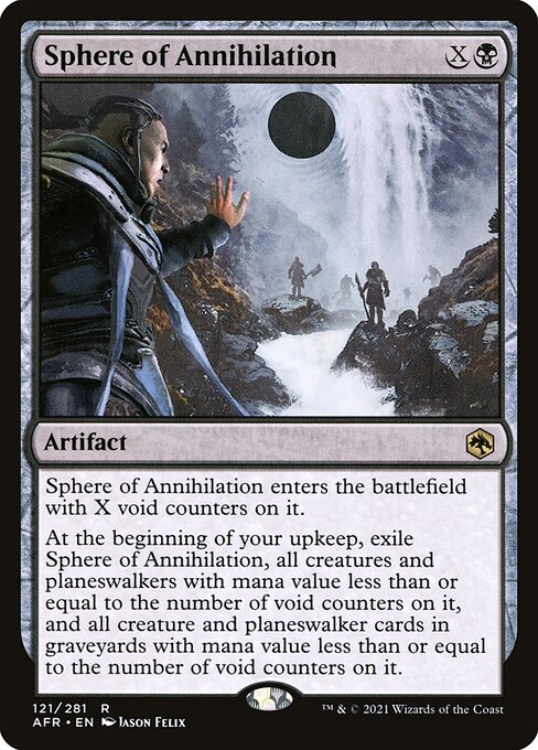 Sphere of Annihilation – Adventures in the Forgotten Realms (AFR-121) Magic: The Gathering card