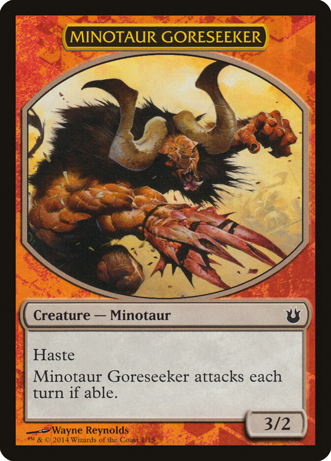 Magic-kaart Minotaur Goreseeker TBTH-1 uit Born of the Gods (Special) Hauptbild